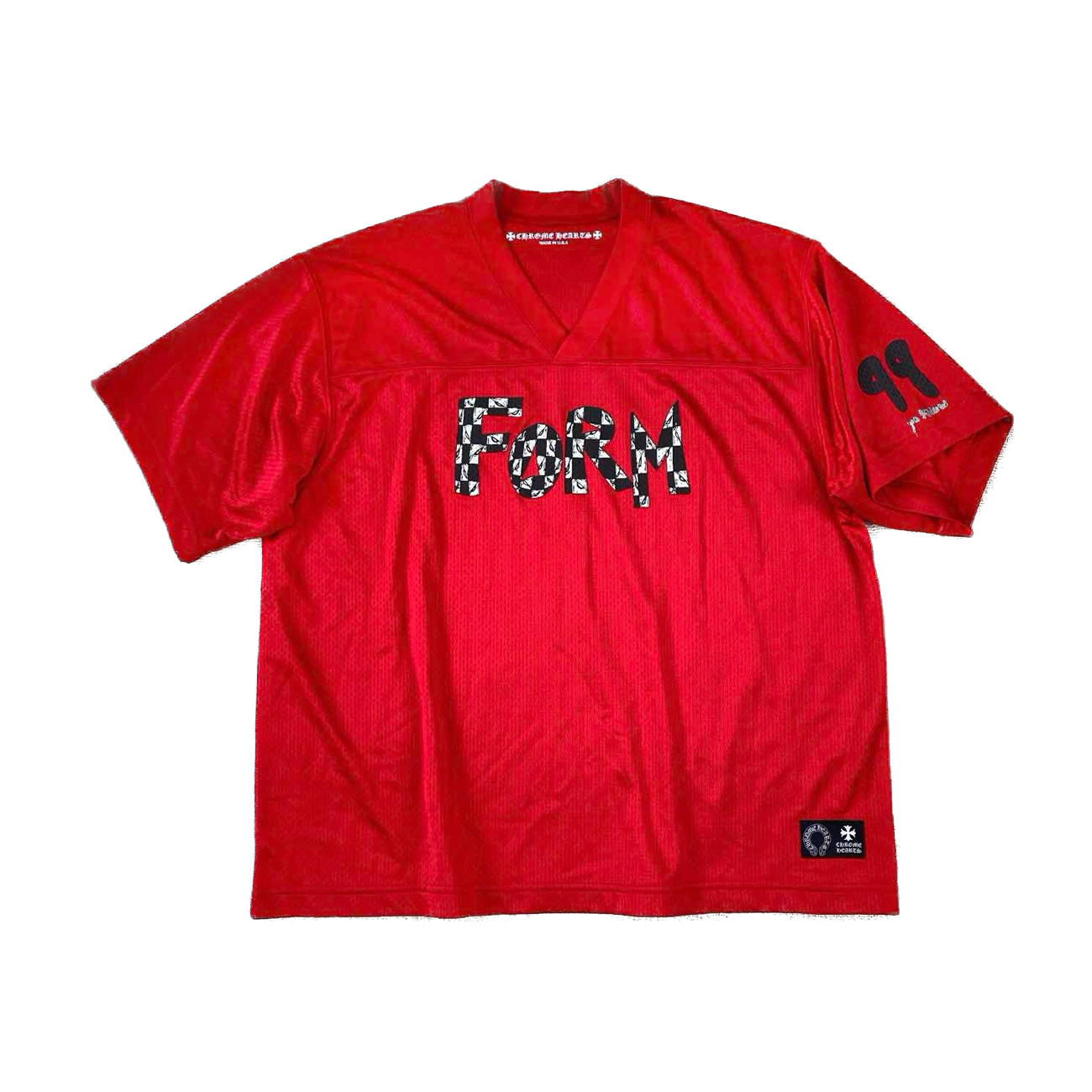 Chrome Hearts 99 Form Matty Boy Mesh Red Jersey (3) - newkick.app